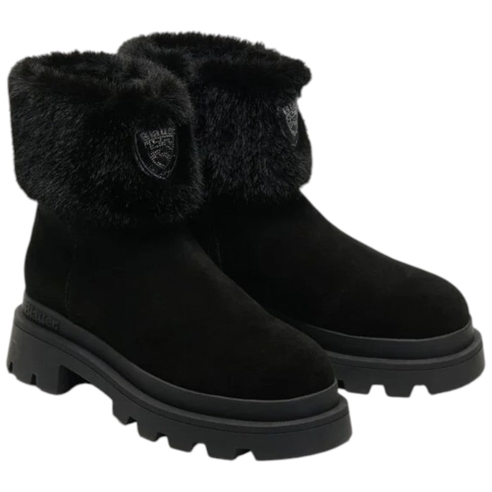 BLAUER stivaletti in suede neri art. F5KIMMEL10 Sneakers Blauer