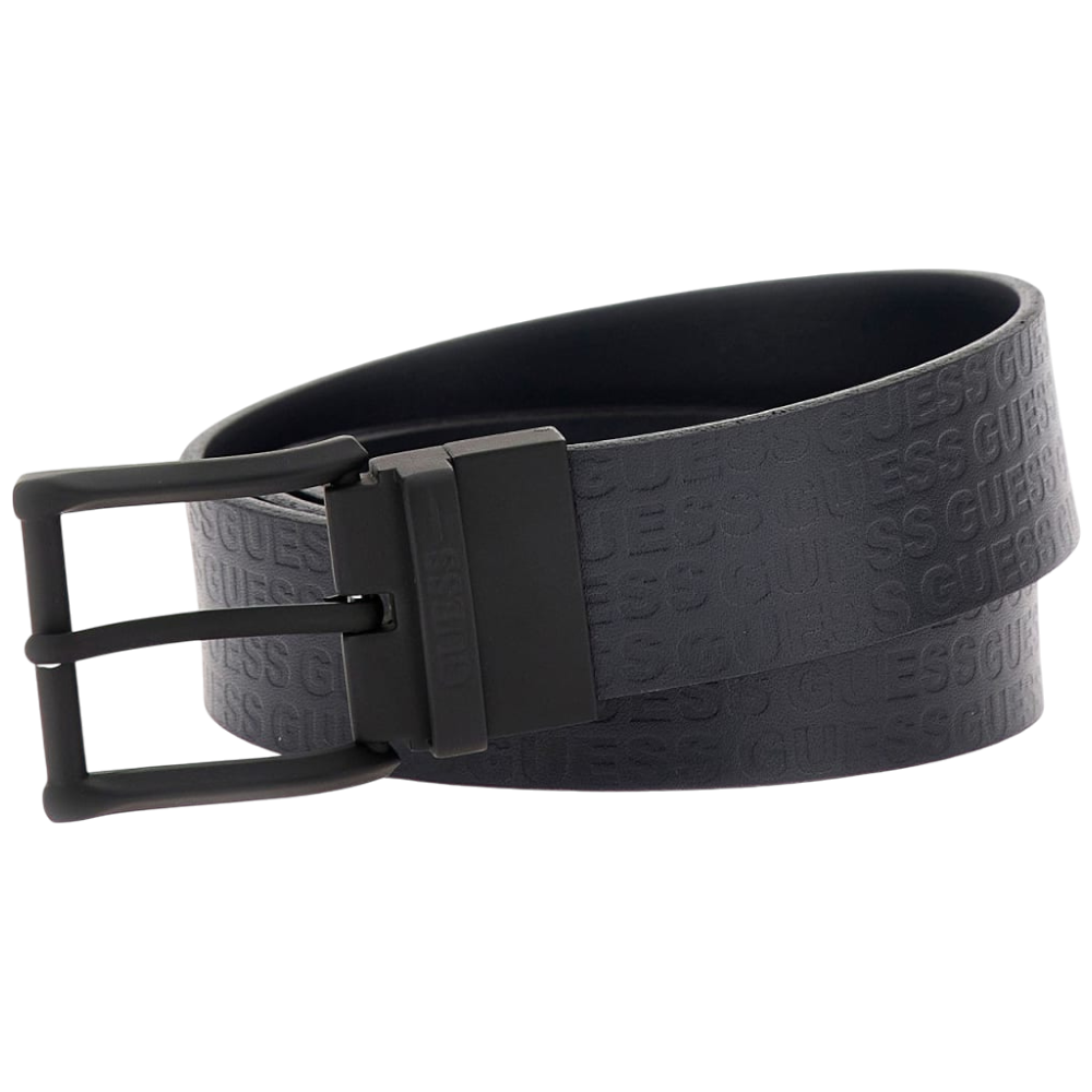 Guess cintura blu reversibile con logo in vera pelle BM7820P5335BLN Cinture Guess