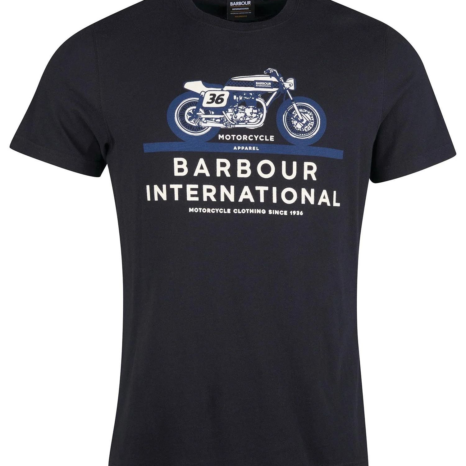 Barbour Internationa t-shirt nera Insignia - Prodotti di Classe