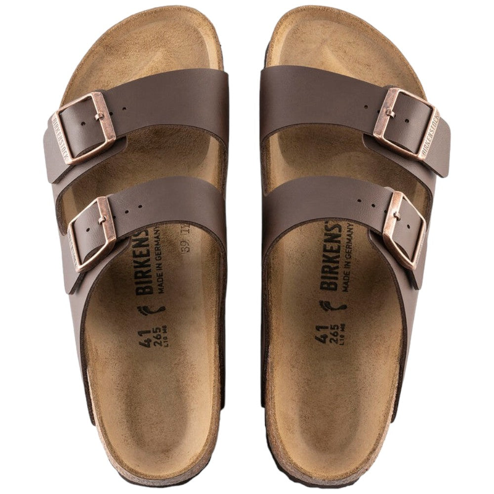 Birkenstock Ciabatte Arizona dark Brown Birko Flor 051703 Ciabatte Birkenstock
