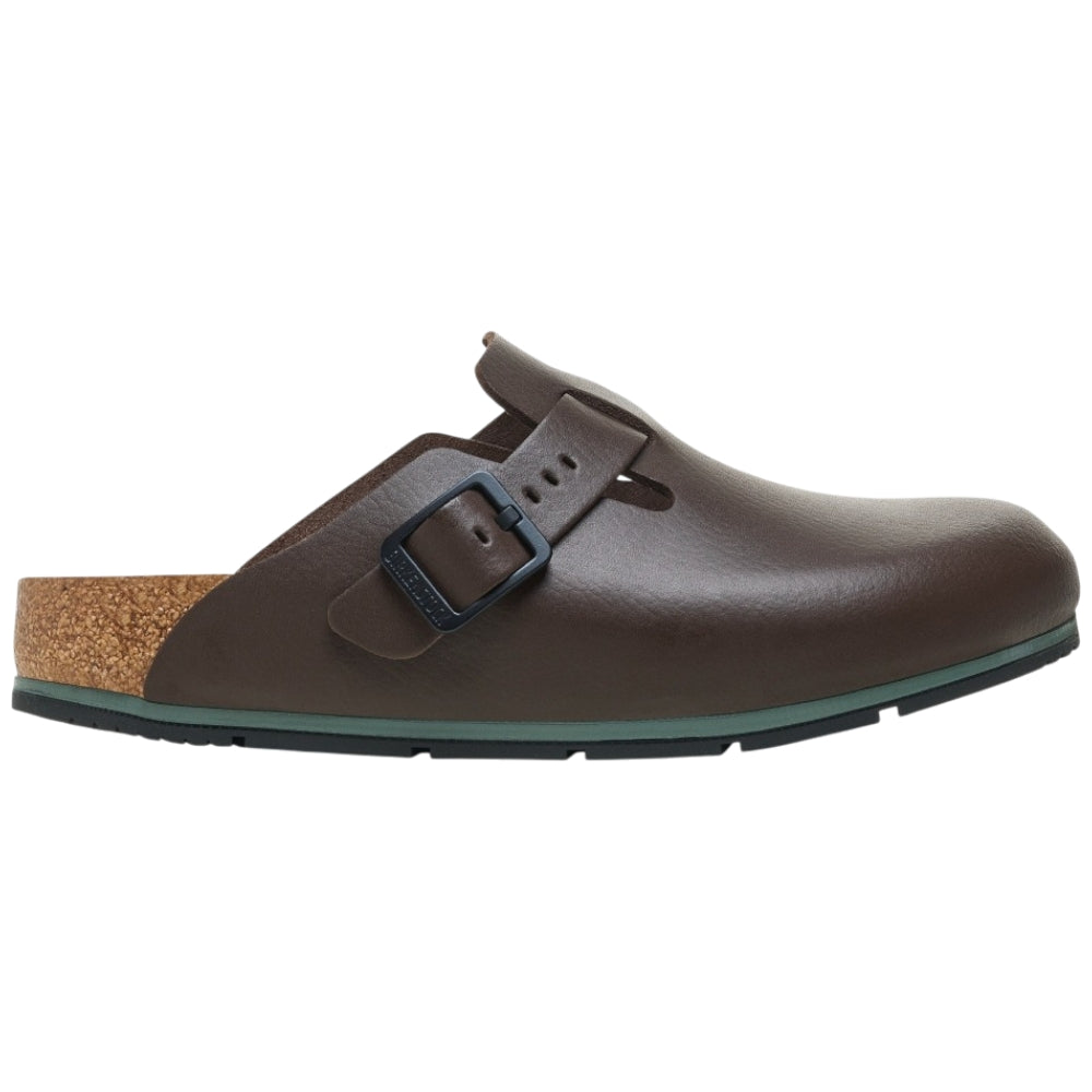 Sabot donna Birkenstock Boston Pro marrone in pelle 1026189 Sandali Birkenstock