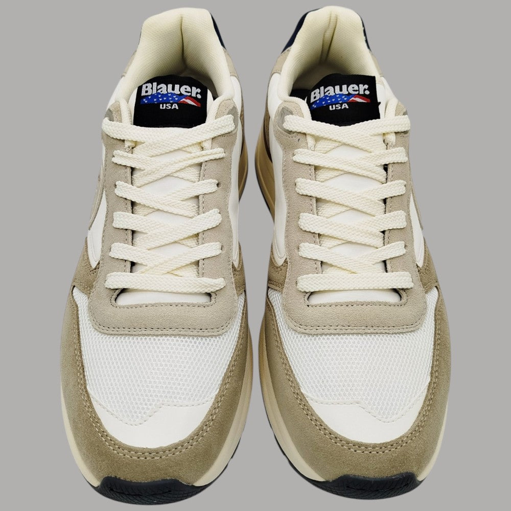 Blauer Sneakers RAY02 Uomo in Pelle e Mesh con Logo Lato - Prodotti di Classe