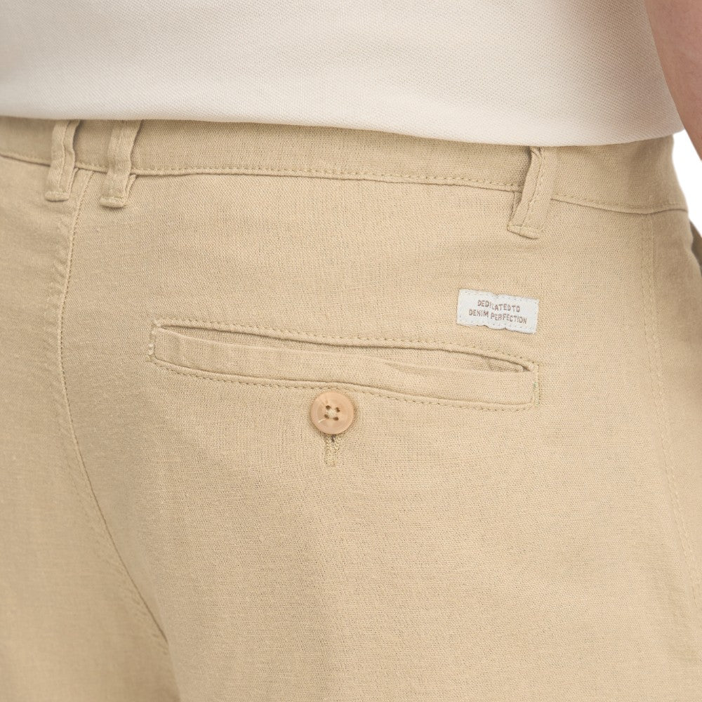 Blend bermuda in lino sabbia art. Billy 20717870 Bermuda Blend