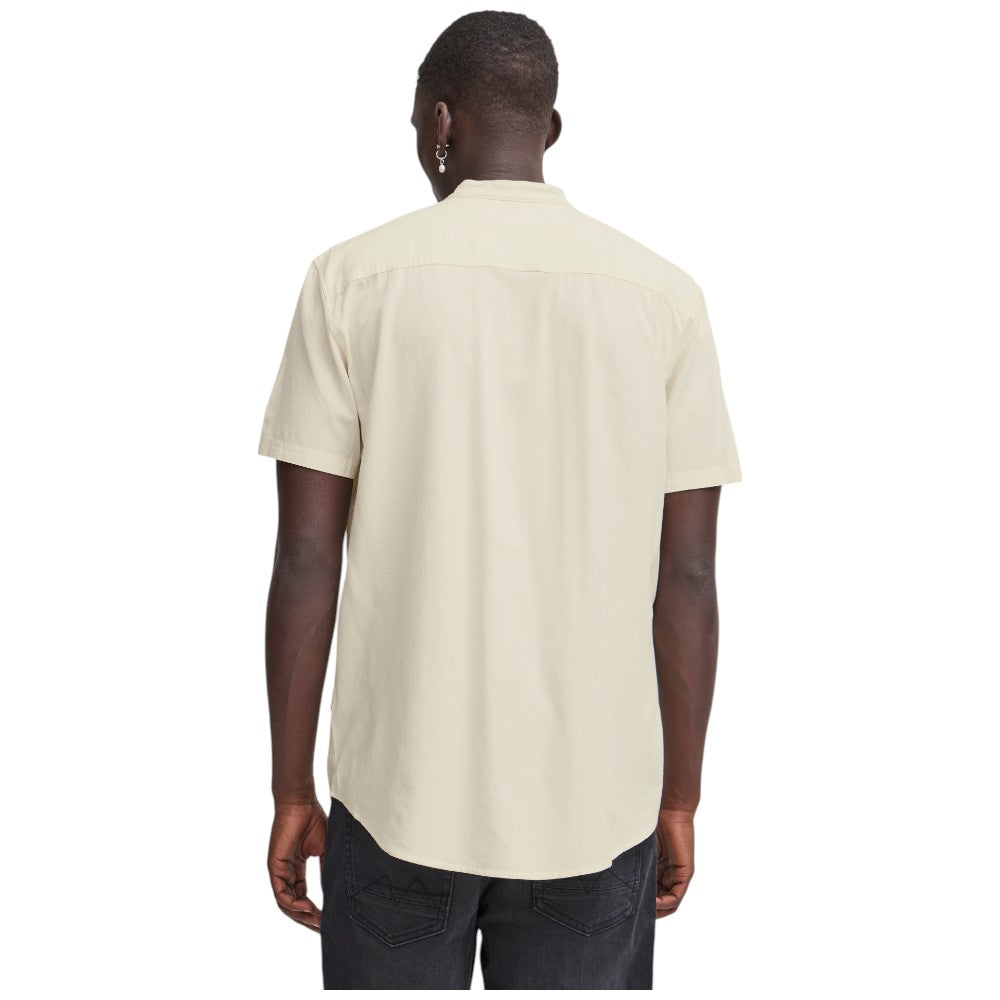 Blend camicia in lino crema art. Bobby 20717863 Camicie Blend