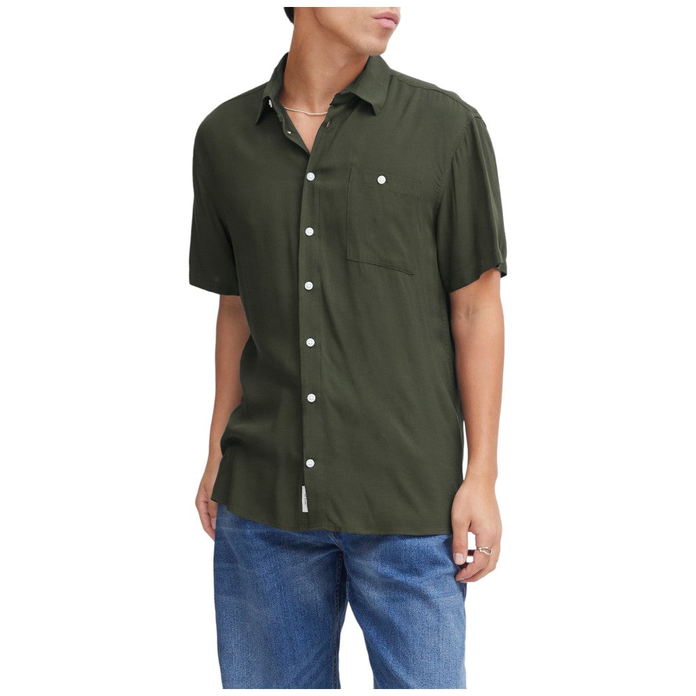 Blend camicia manica corta verde 20716363 Camicie Blend