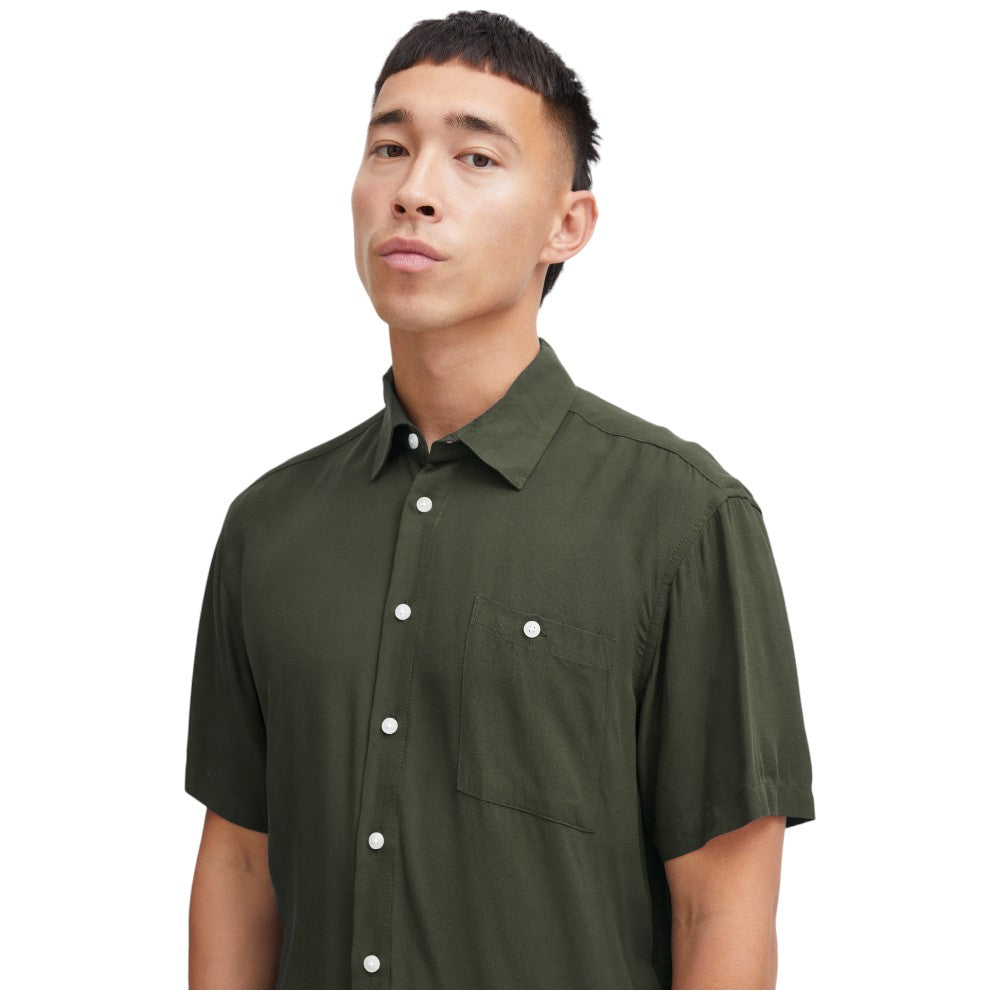 Blend camicia manica corta verde 20716363 Camicie Blend