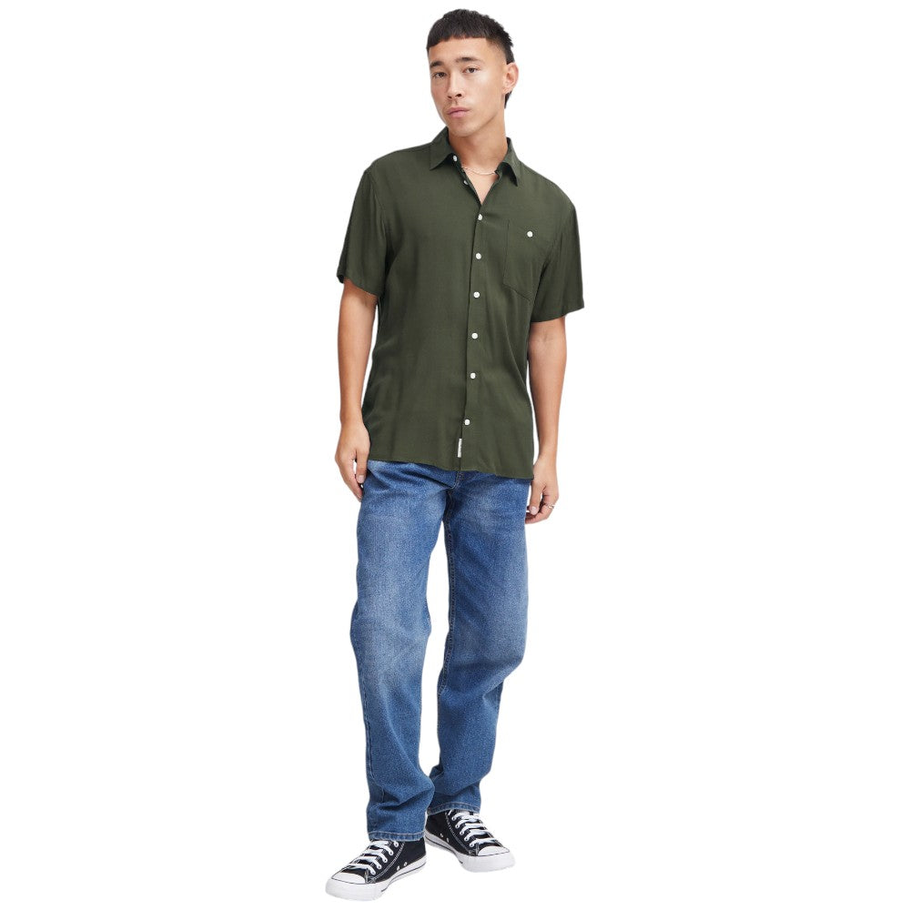 Blend camicia manica corta verde 20716363 Camicie Blend