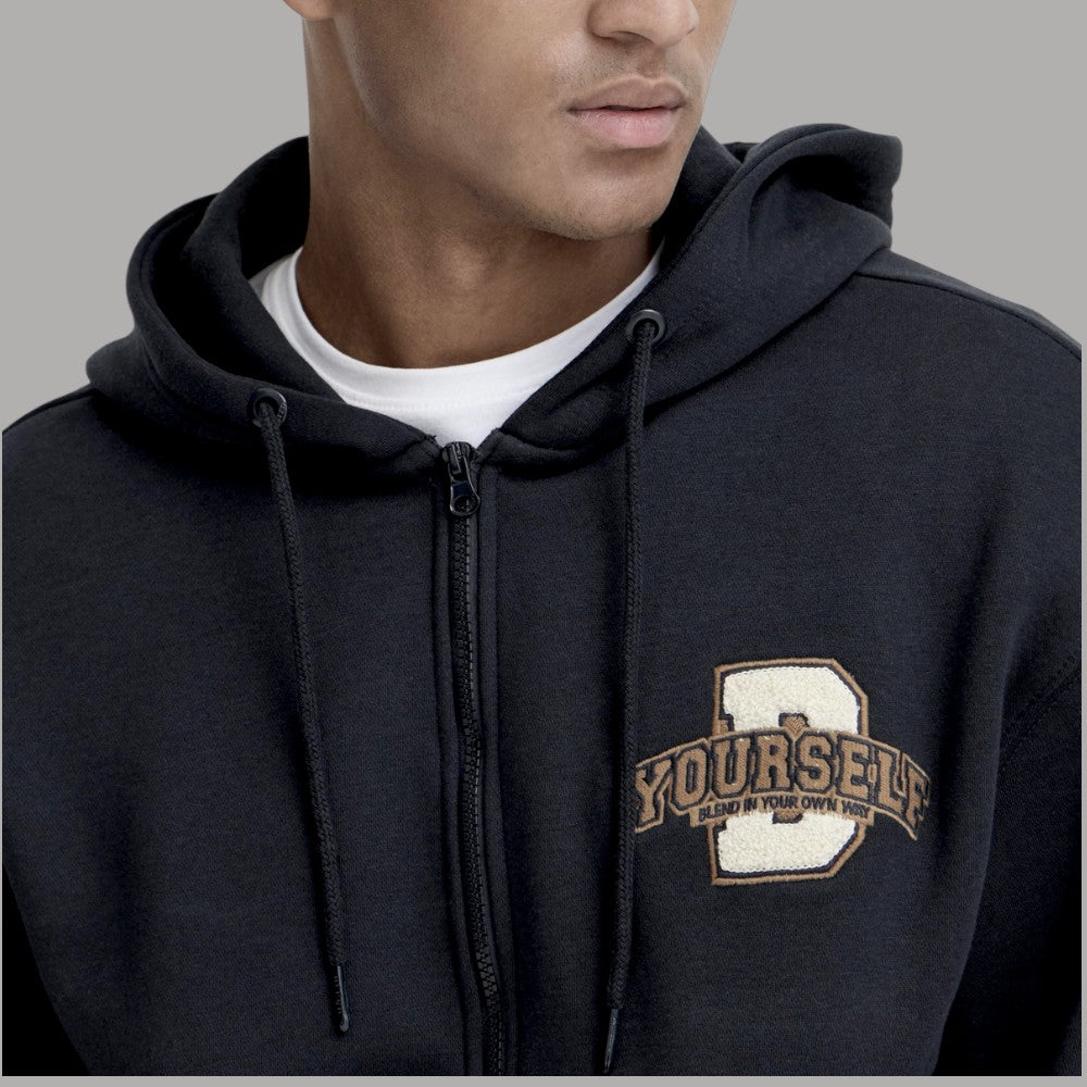 Blend felpa blu con cappuccio e zip 20718946 - Prodotti di Classe