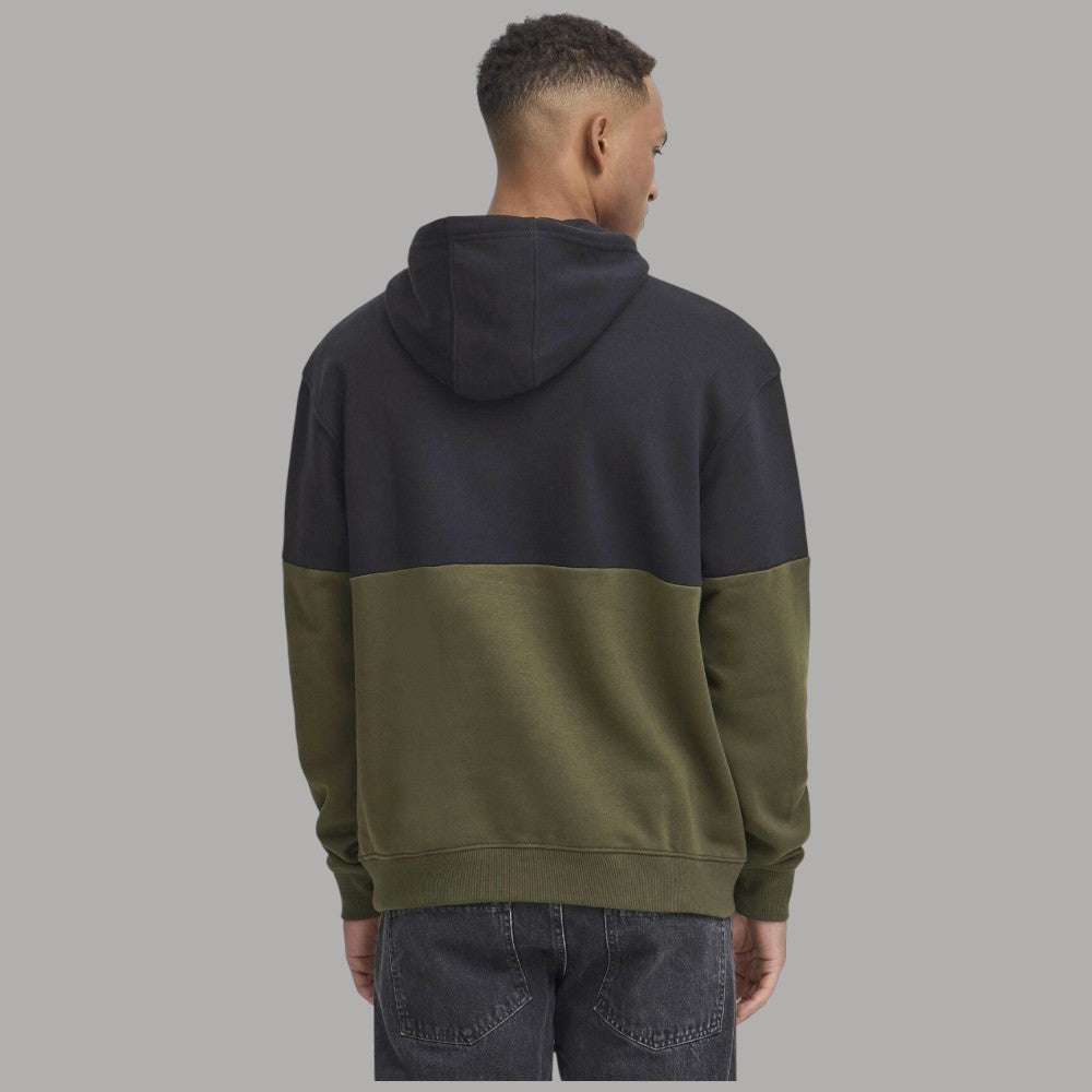 Blend felpa cappuccio verde e nera JUWAN 20718485 - Prodotti di Classe