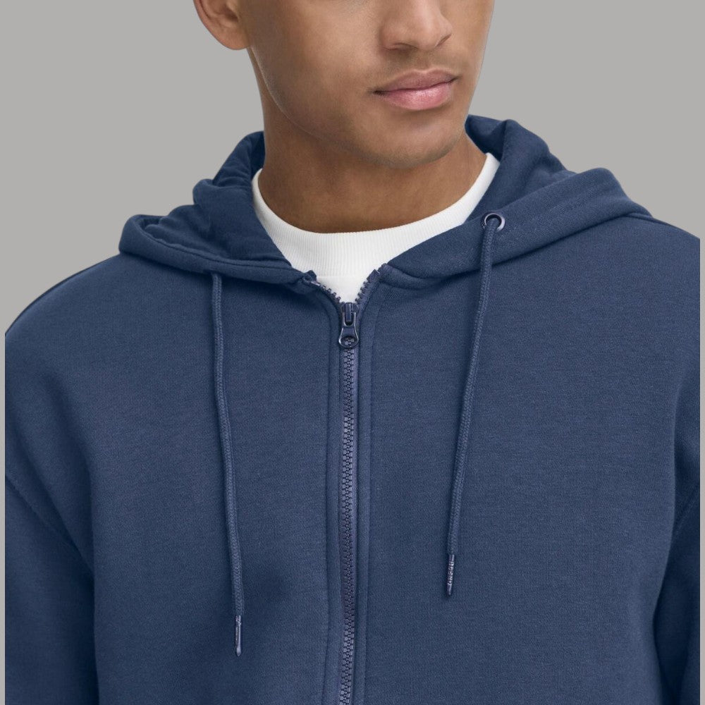 Blend felpa con zip e cappuccio dress blu JUSTE 20718483 - Prodotti di Classe