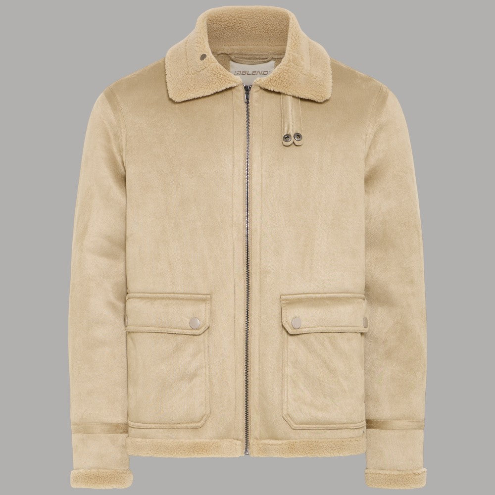 Blend giacca eco montone beige FISCHER 20720064 - Prodotti di Classe