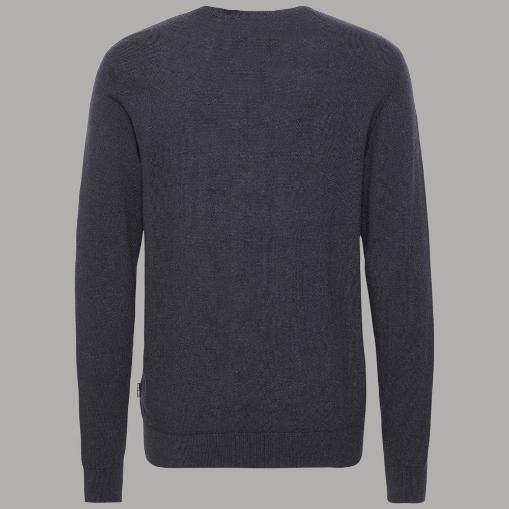 Maglione scuro BAGGE da uomo: retro con girocollo e maniche lunghe