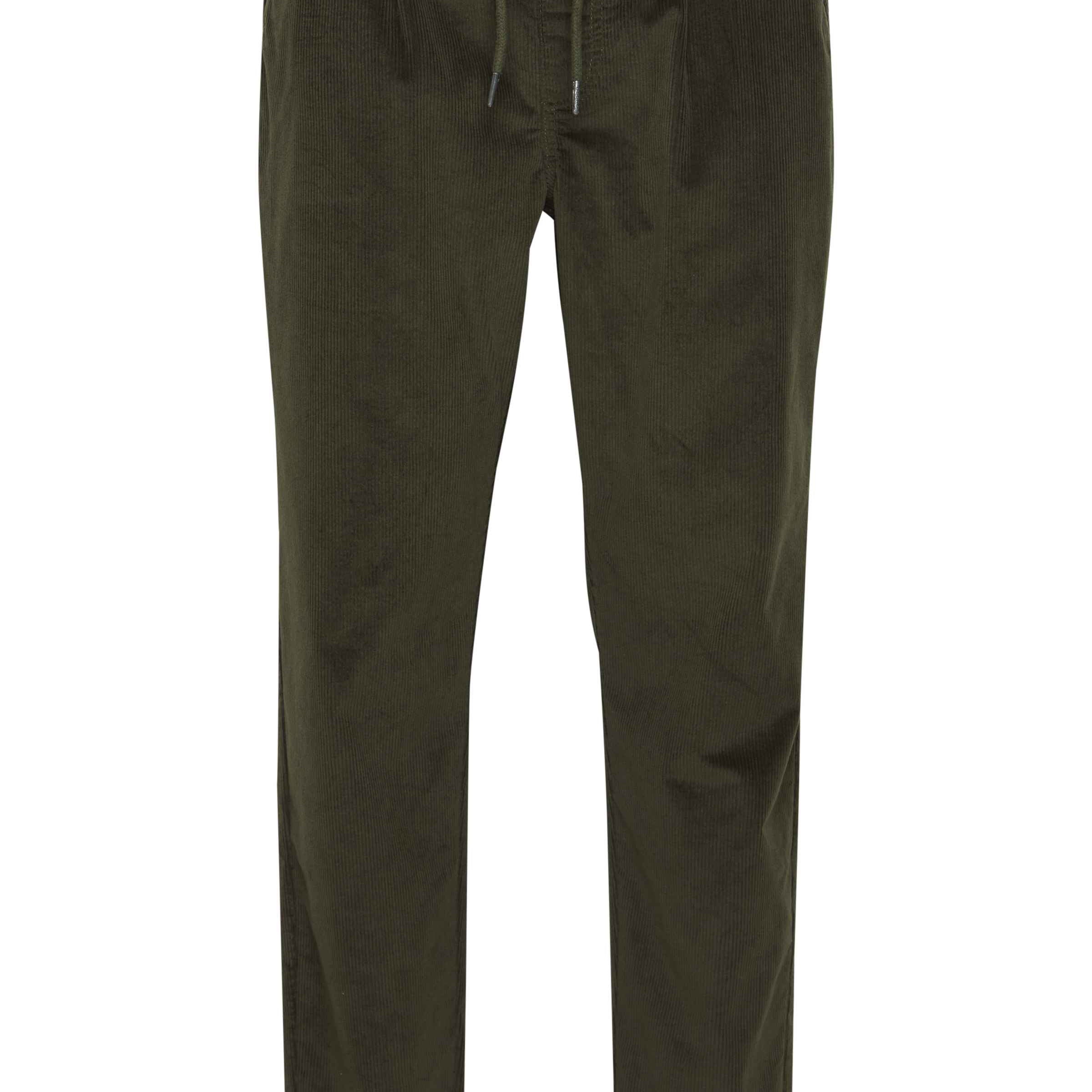 Blend pantaloni a coste verde con elastico 20716615 Pantaloni Blend