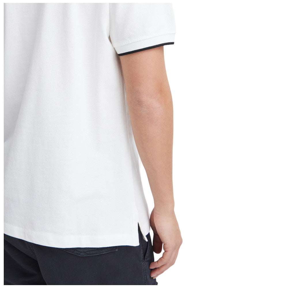 Blend polo bianca senza colletto 20716467 Polo Blend