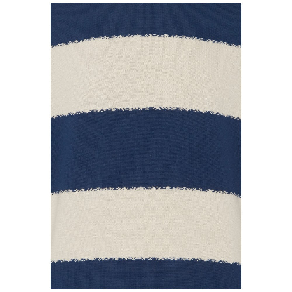 Blend pullover blu beige a righe larghe 20716402 Maglieria Blend