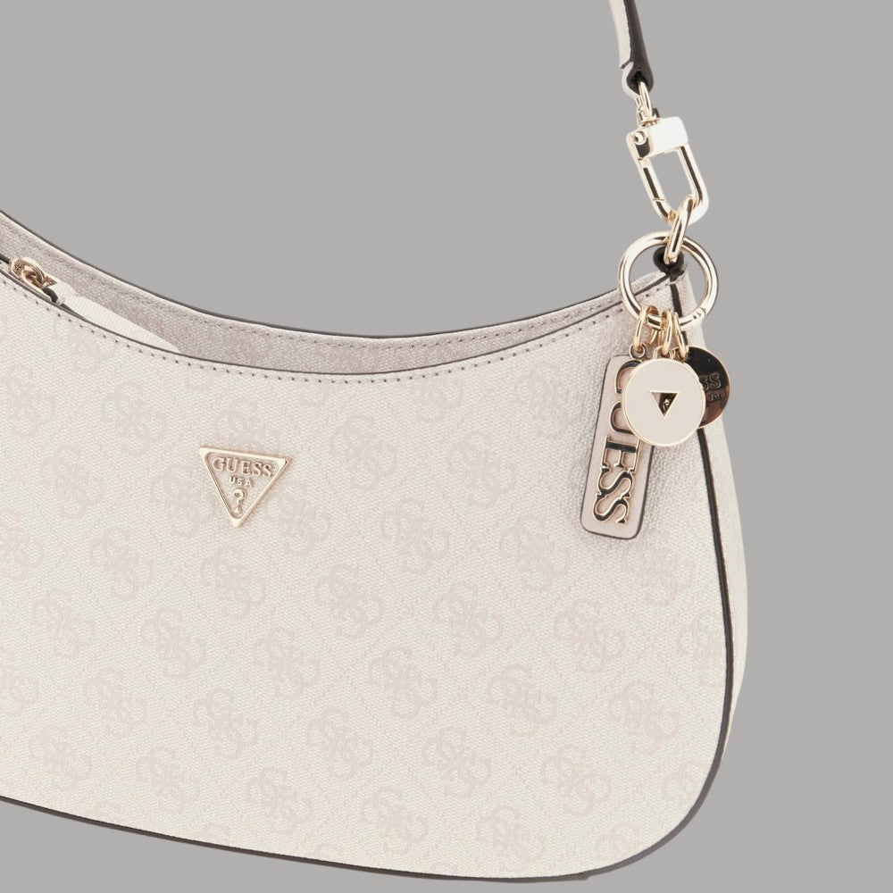 Borsa Guess Noelle a Spalla 4G con Charm Rimovibile - Prodotti di Classe