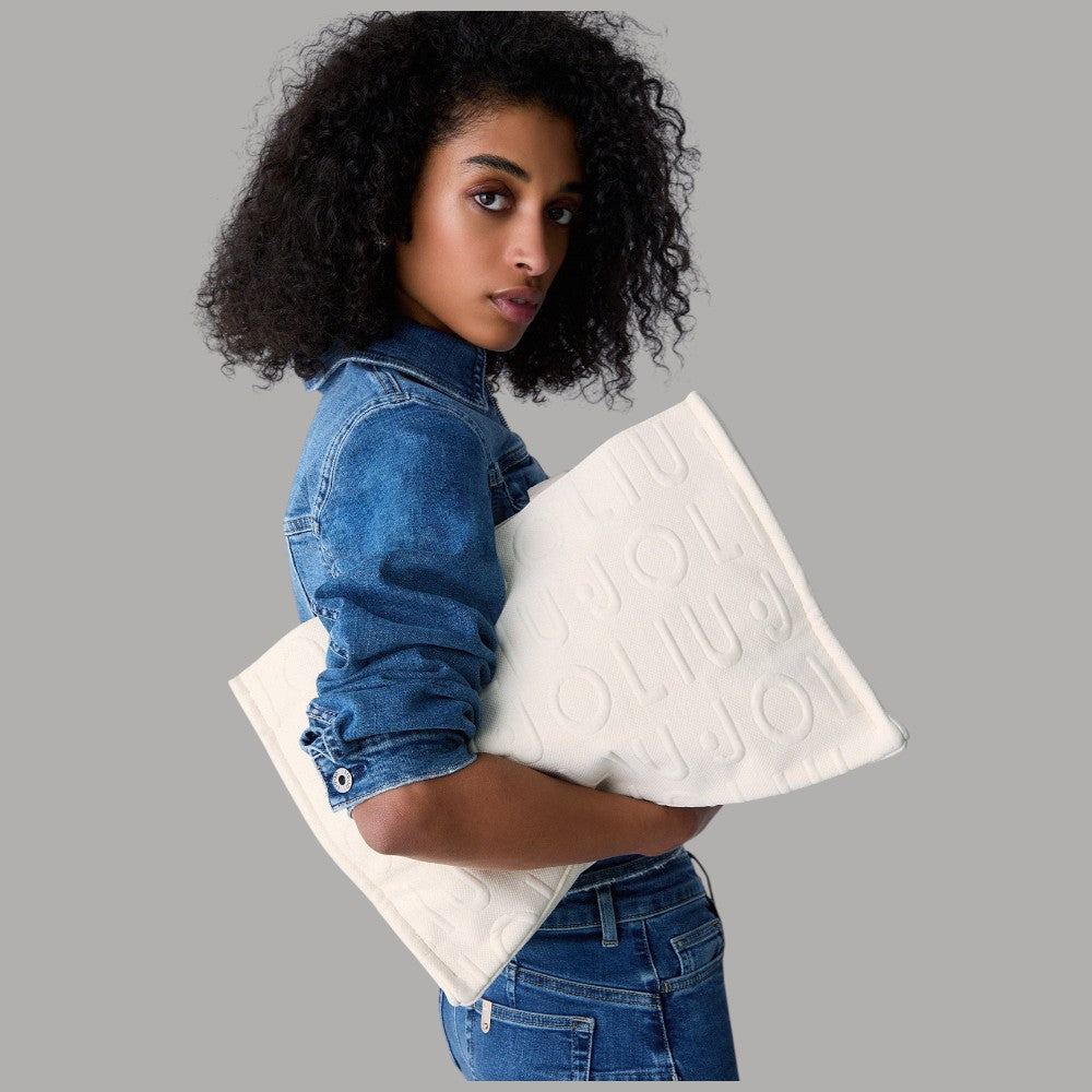 Borsa Liu Jo Tote Maglia con Tracolla Removibile e Pochette Zip - Prodotti di Classe