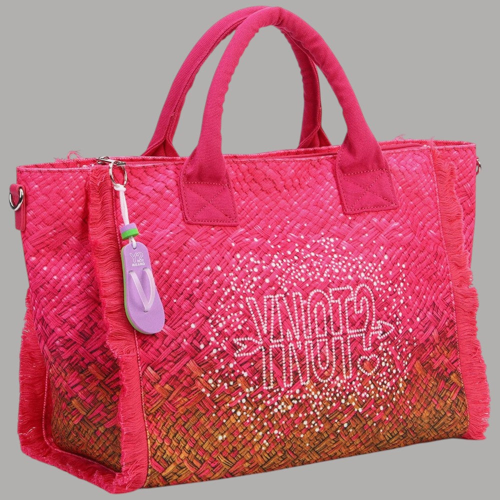 Borsa Mare YNot? Media MACAO con Frange e Tracolla Regolabile - Prodotti di Classe