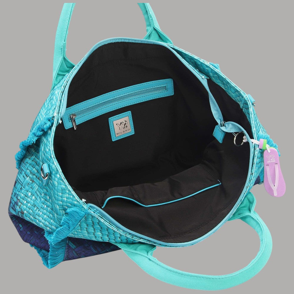 Borsa Mare YNot? Media MACAO con Frange e Tracolla Regolabile - Prodotti di Classe