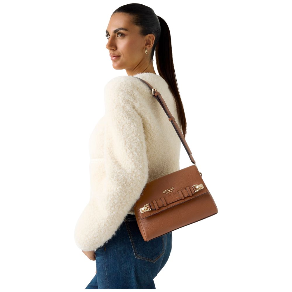 Borsa a tracolla cognac GREGORIA HWBG85 46200 COG Borse Guess