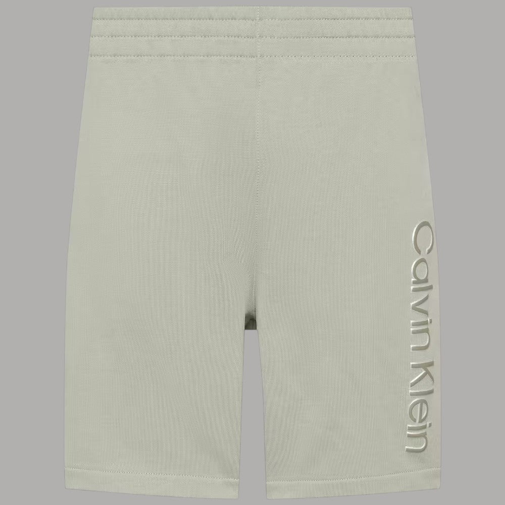 Calvin Klein Pantaloncini Tuta Logo Groffato Cotone Regular - Prodotti di Classe