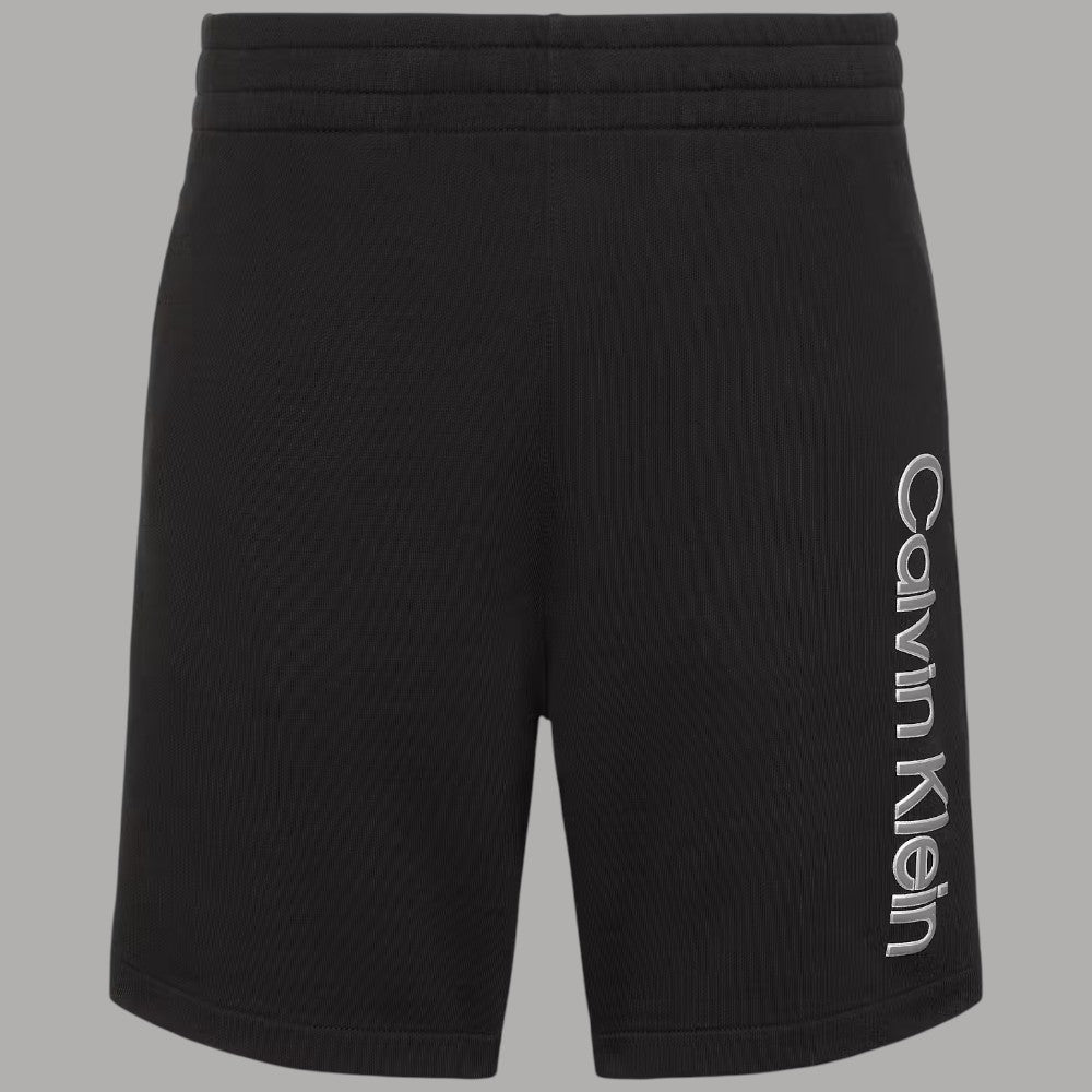 Calvin Klein Pantaloncini Tuta Logo Groffato Cotone Regular - Prodotti di Classe