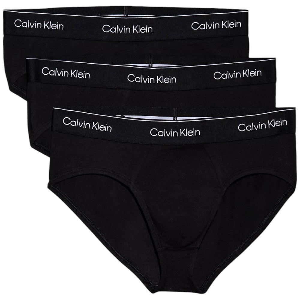 Calvin Klein confezione 3 slip neri 000NB3962ATM6 Intimo Calvin Klein