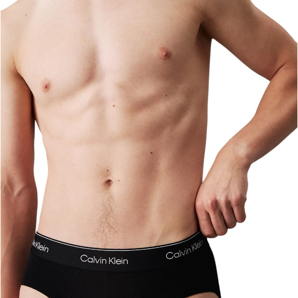 Calvin Klein confezione 3 slip neri 000NB3962ATM6 Intimo Calvin Klein