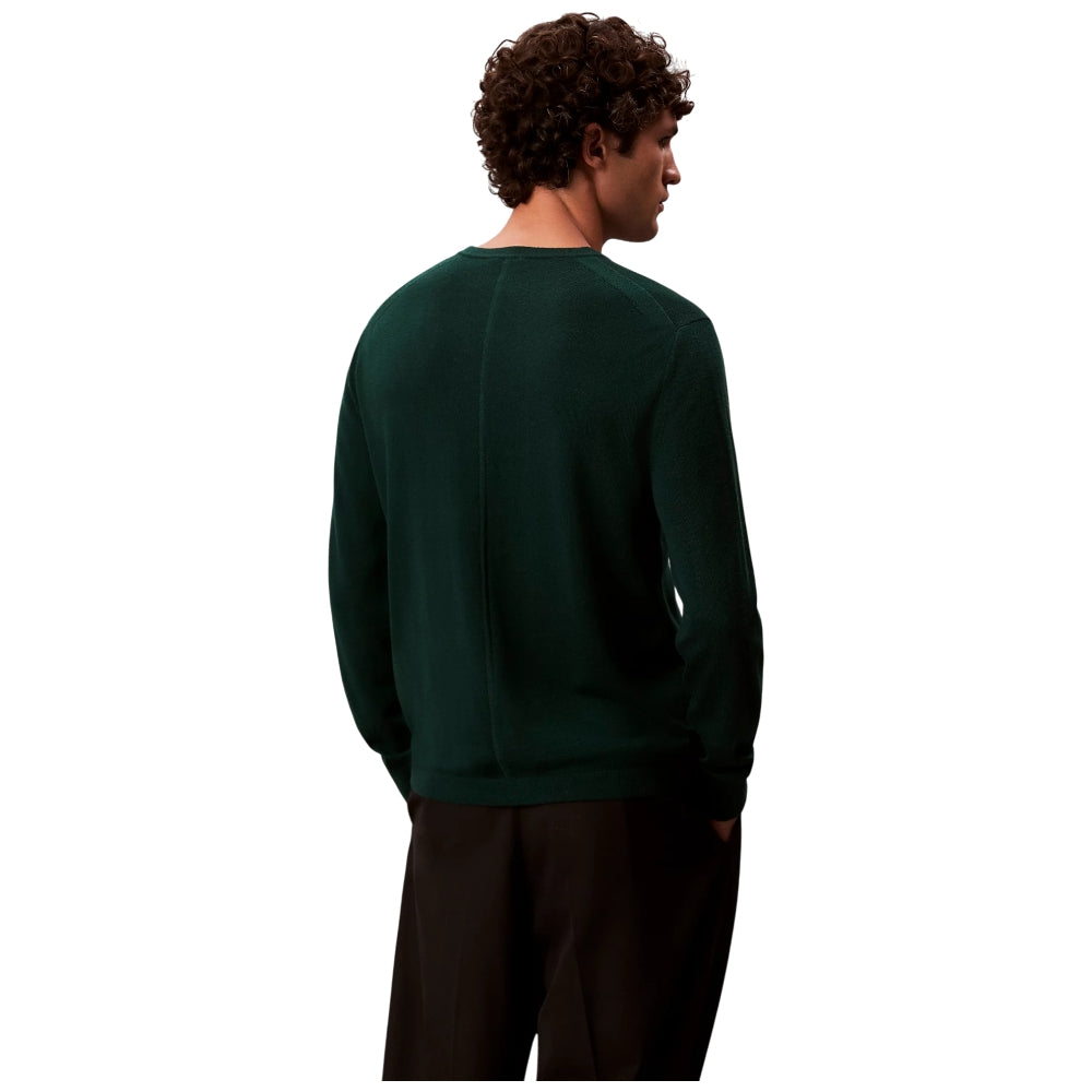 Calvin Klein maglioncino merino verde LV04LB305G0PI Maglieria Calvin Klein