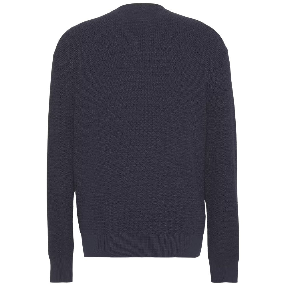 Calvin Klein maglione blu testurizzato LV04LB327GCEF Maglieria Calvin Klein