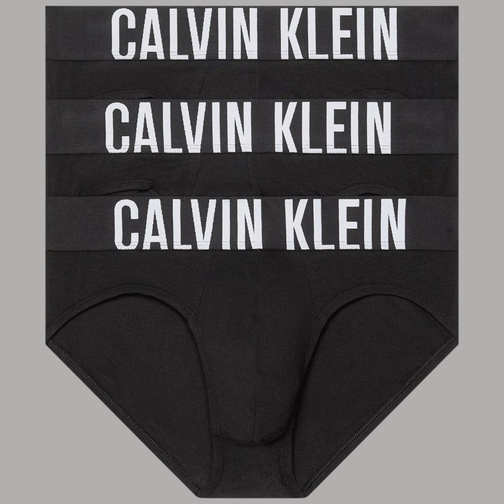 Calvin Klein pack 3 slip neri 000NB3607A-ZDM - Prodotti di Classe