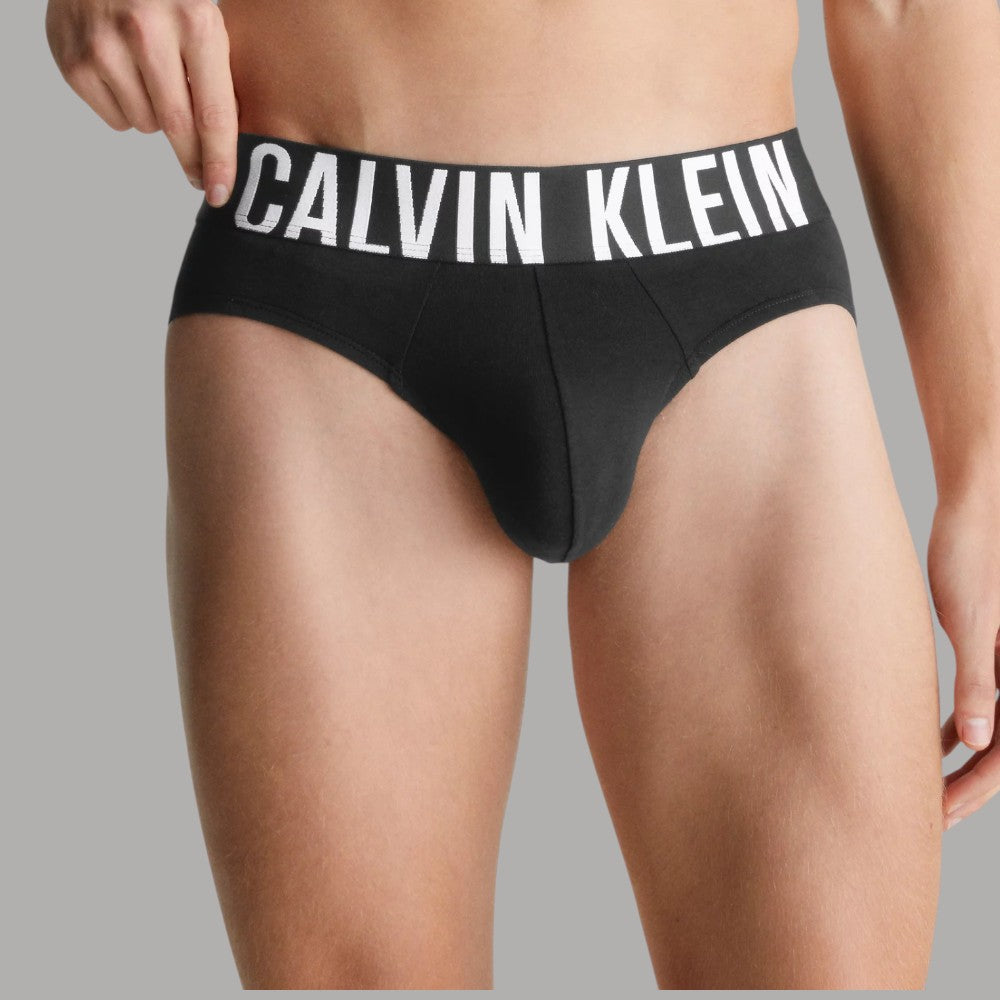 Calvin Klein pack 3 slip neri 000NB3607A-ZDM - Prodotti di Classe