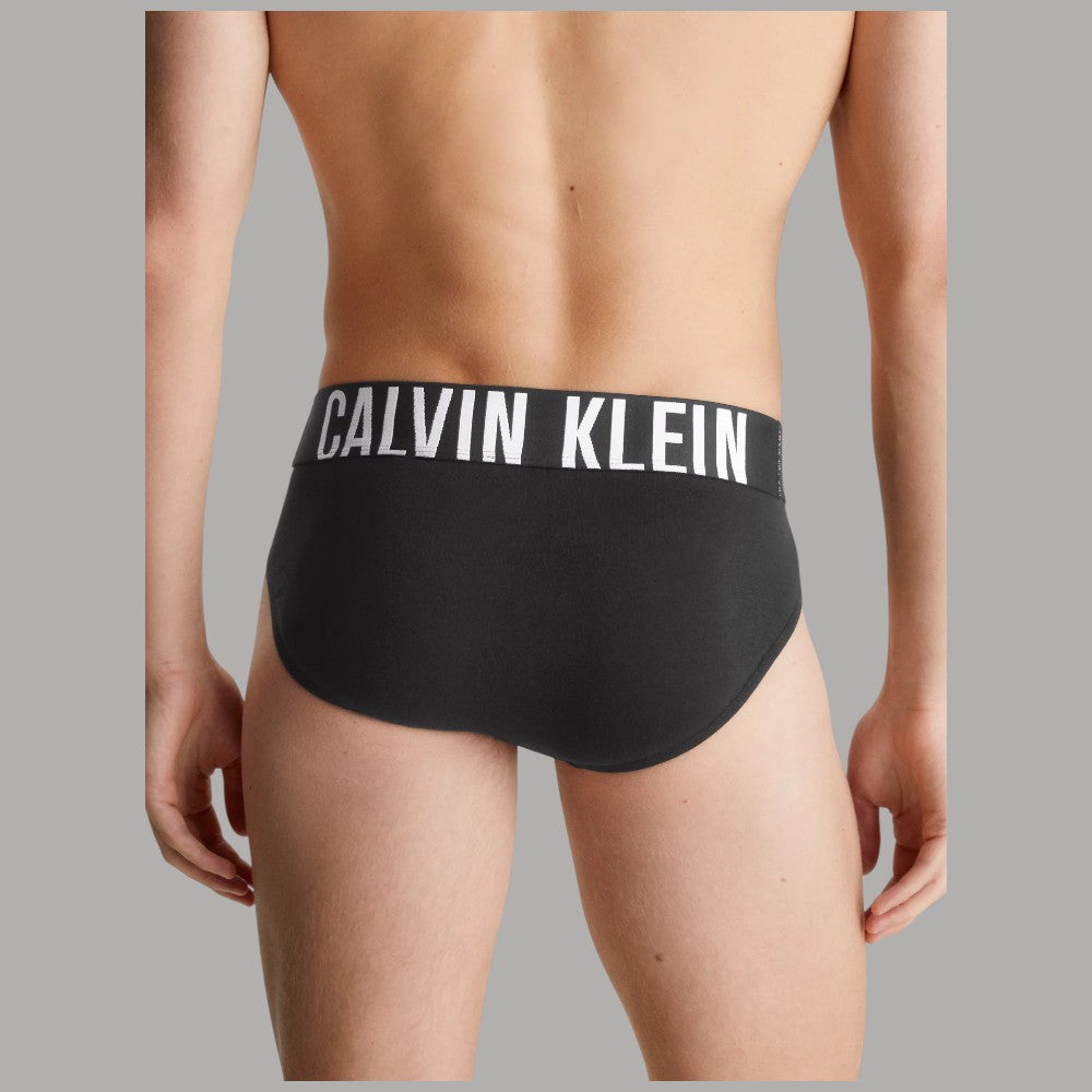 Calvin Klein pack 3 slip neri 000NB3607A-ZDM - Prodotti di Classe