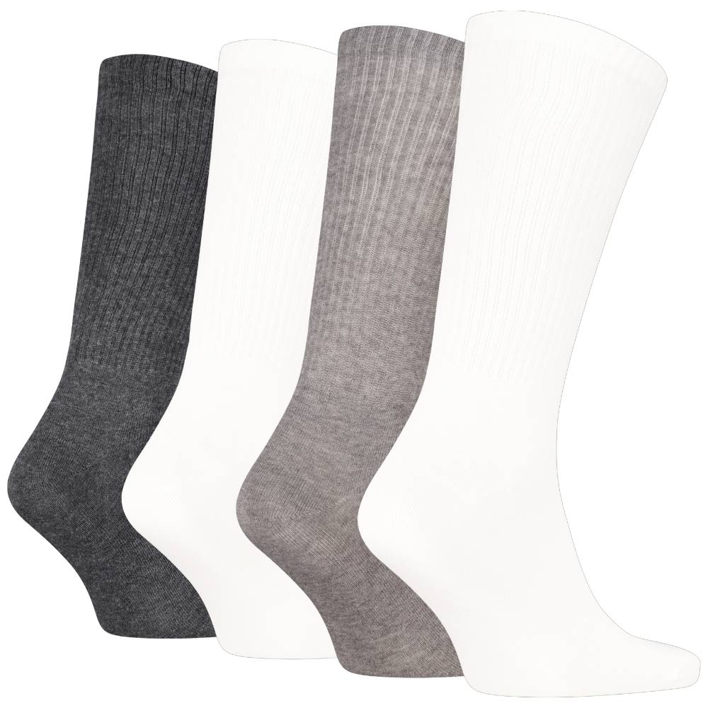 Calvin Klein uomo pack 4 calze grigio bianco 701235982002801 Intimo Calvin Klein