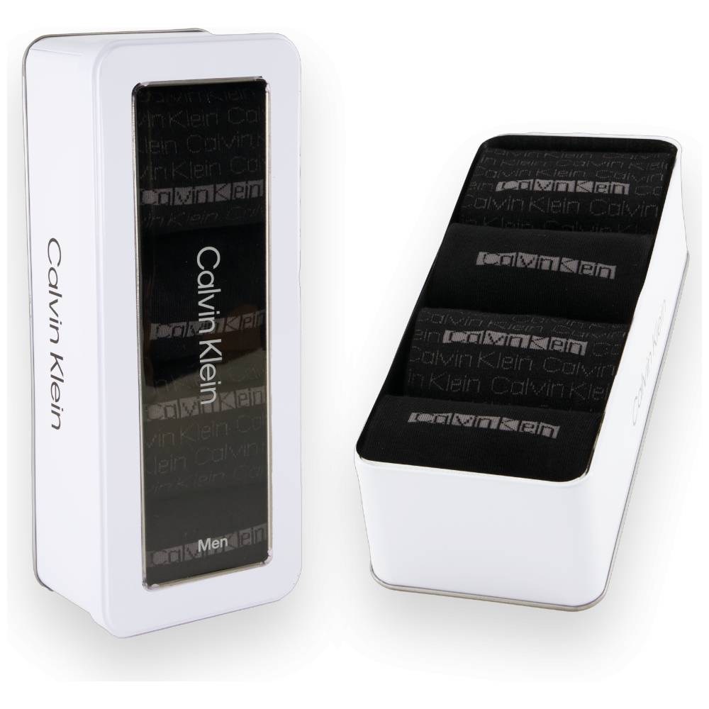 Calvin Klein uomo pack 4 calze nere 701235980001801 Intimo Calvin Klein