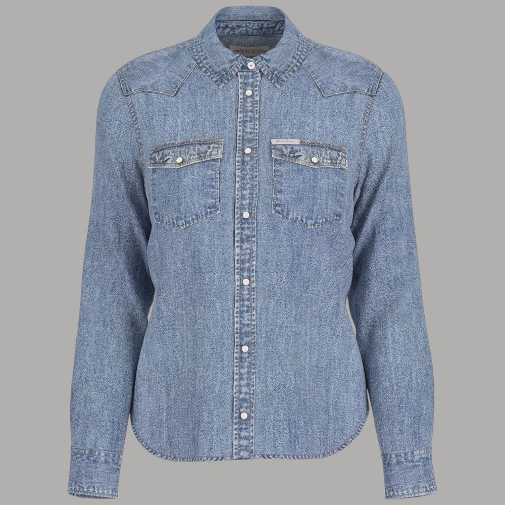 Guess GJ camicia in denim W5RH35D5M81 - Prodotti di Classe