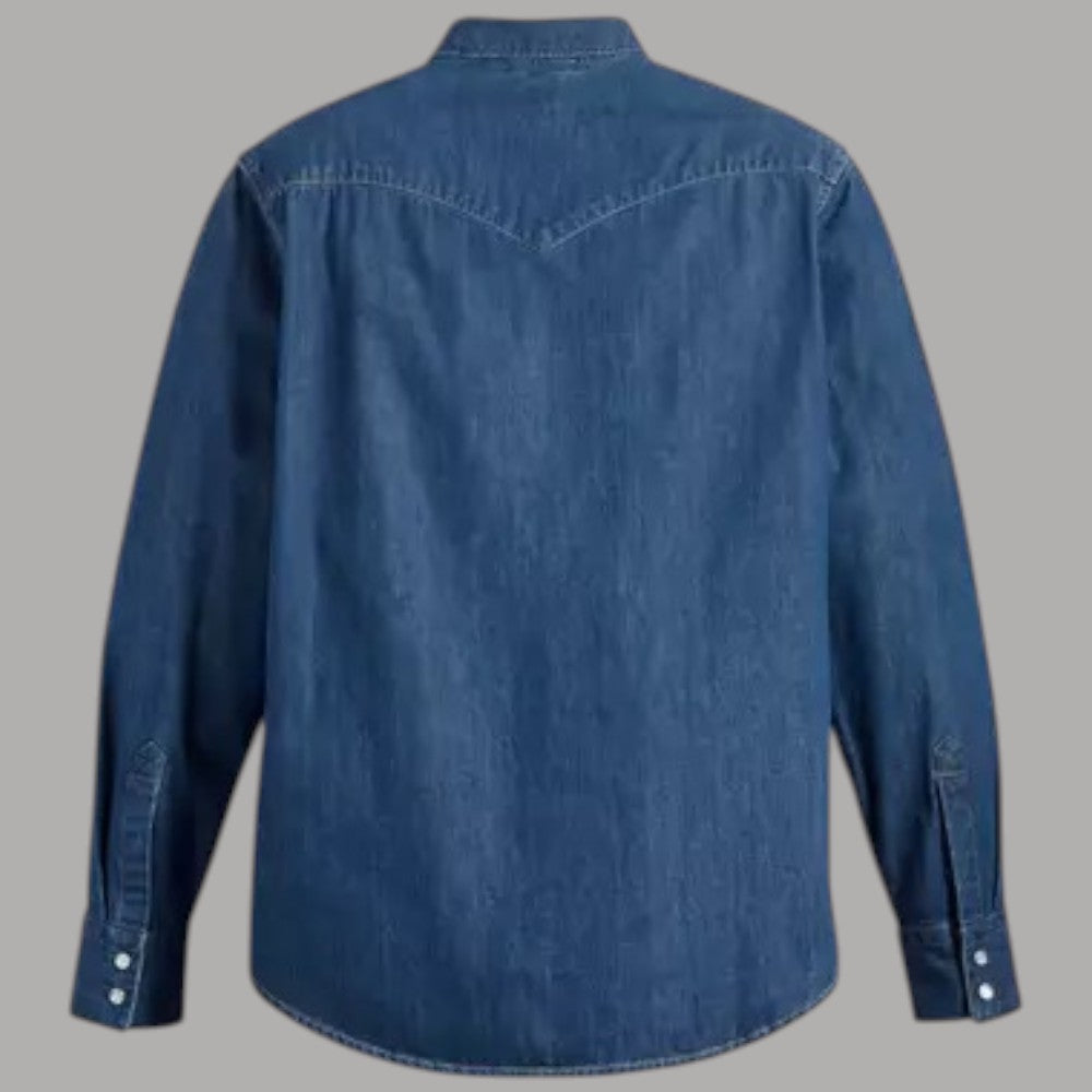 Camicia in Jeans Levi's Western Barstow Denim 100% Cotone - Prodotti di Classe