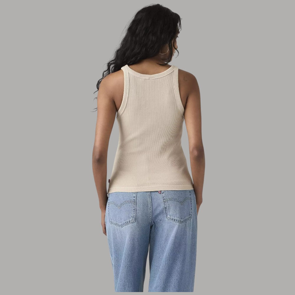 Canotta Levi's Slim Aderente Cotone a Coste Red Tab - Prodotti di Classe