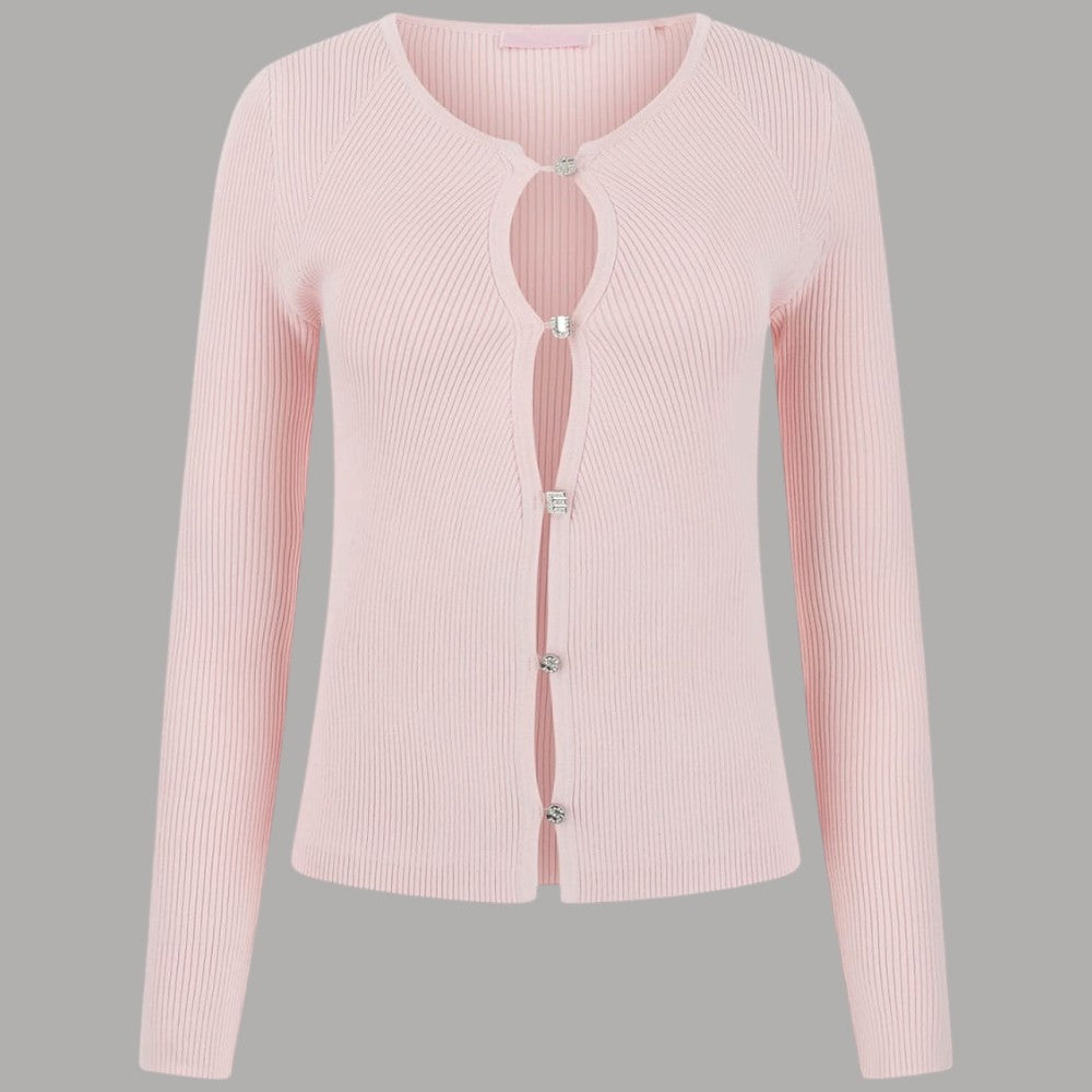 Guess cardigan con bottoni gioiello W6RR35Z0132 - Prodotti di Classe
