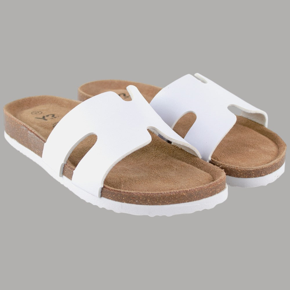 Ciabatta Donna Bianco "Susan" Vera Pelle YNot SUS001S1 - Prodotti di Classe