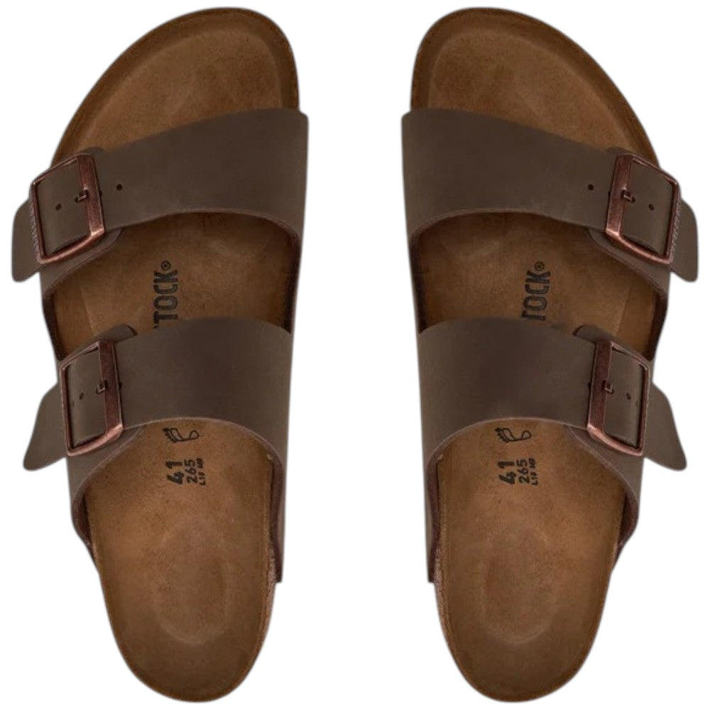 Ciabatte Birkenstock Arizona mocca Birko-Flor Nubuck 151181 Ciabatte Birkenstock