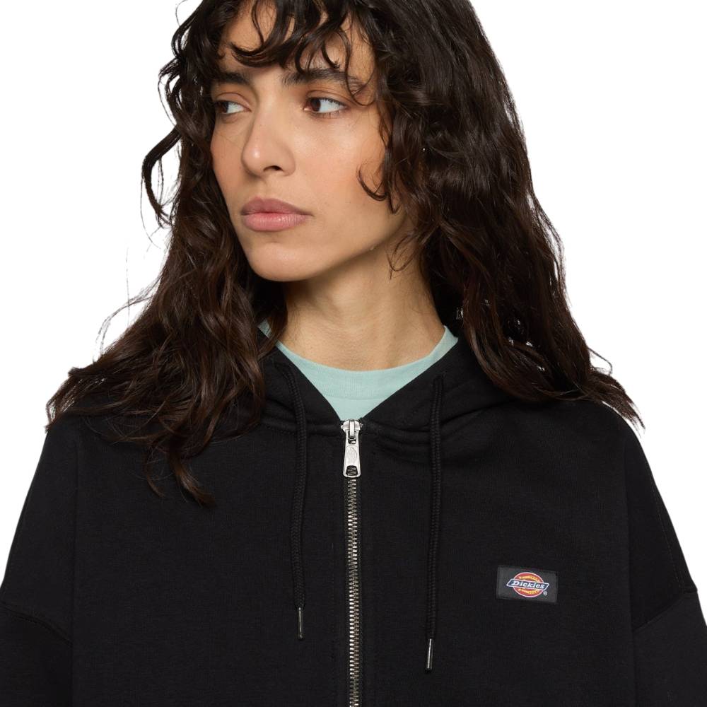 Dickies felpa nero con cappuccio OAKPORT ZIPPED DK0A4Y1ZBLK Felpe Dickies