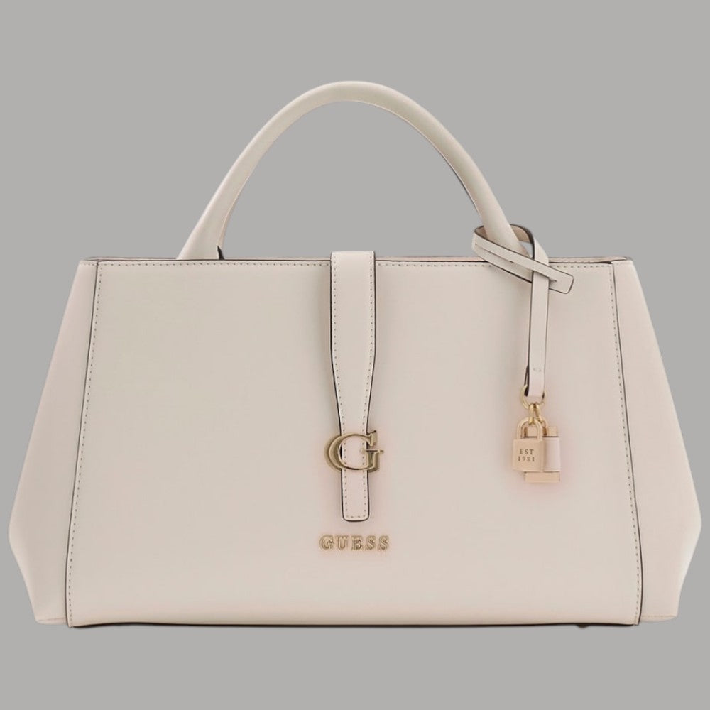 Eleganza Guess Borsa a Mano Carrie con Tracolla e Logo Frontale - Prodotti di Classe