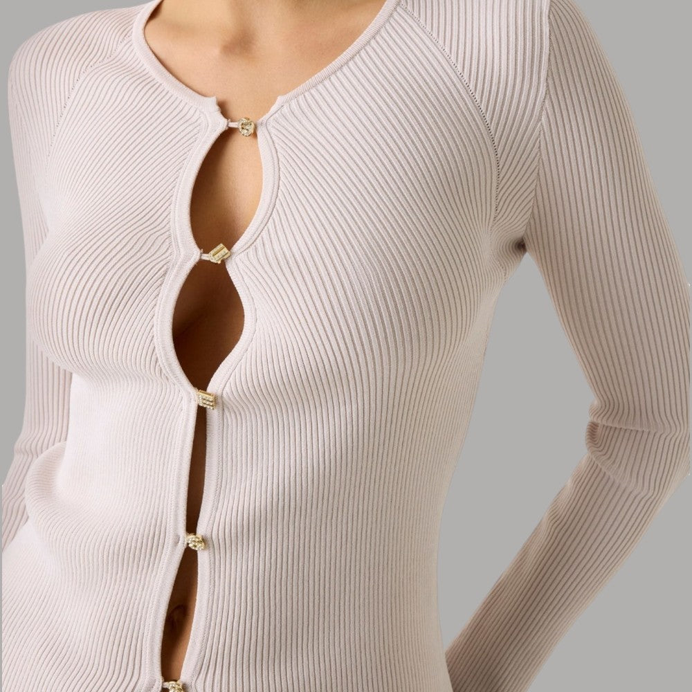 Guess cardigan con bottoni gioiello W6RR35Z0132 - Prodotti di Classe