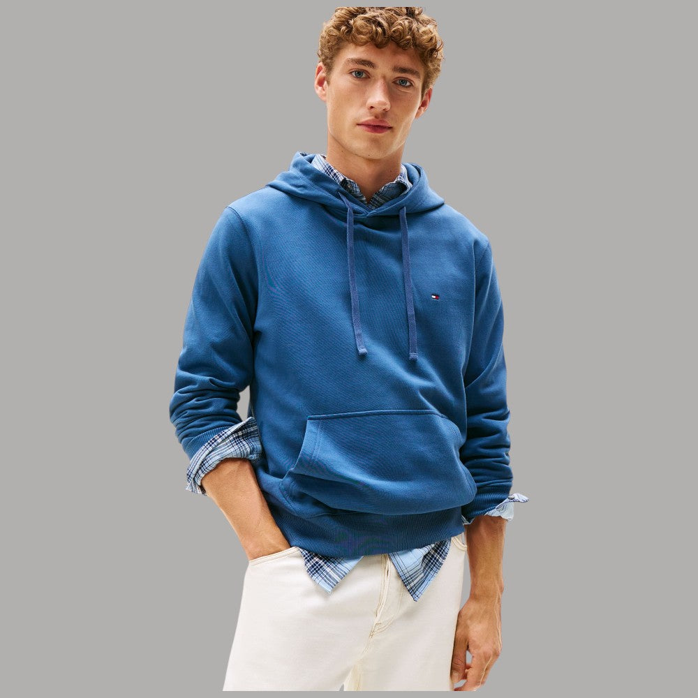 Felpa Cappuccio Tommy Hilfiger Bandierina 100% Cotone Regular Fit - Prodotti di Classe