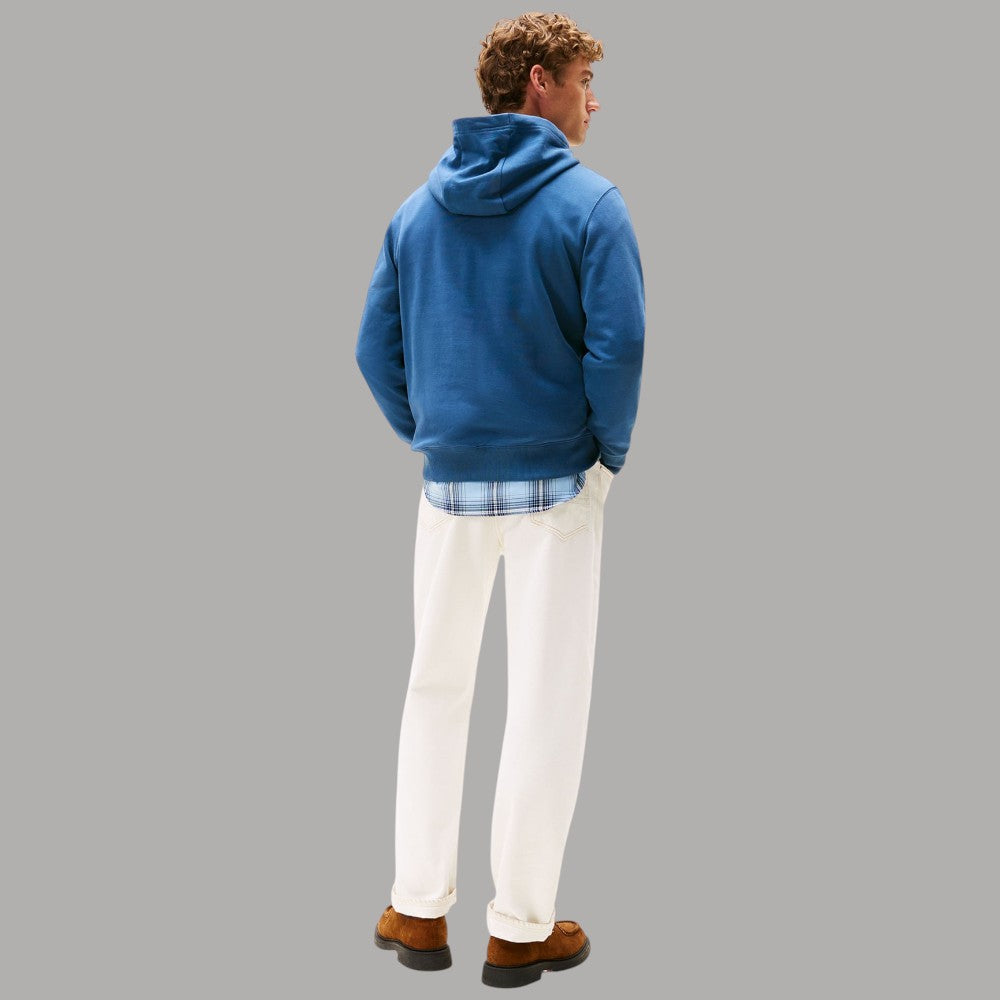 Felpa Cappuccio Tommy Hilfiger Bandierina 100% Cotone Regular Fit - Prodotti di Classe