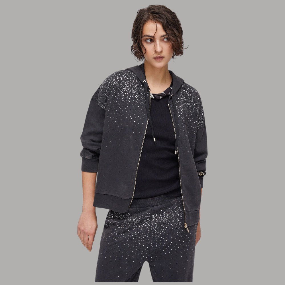 Liu Jo felpa con cappuccio e strass TA6196JS008 - Prodotti di Classe
