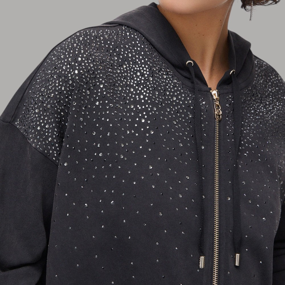 Liu Jo felpa con cappuccio e strass TA6196JS008 - Prodotti di Classe