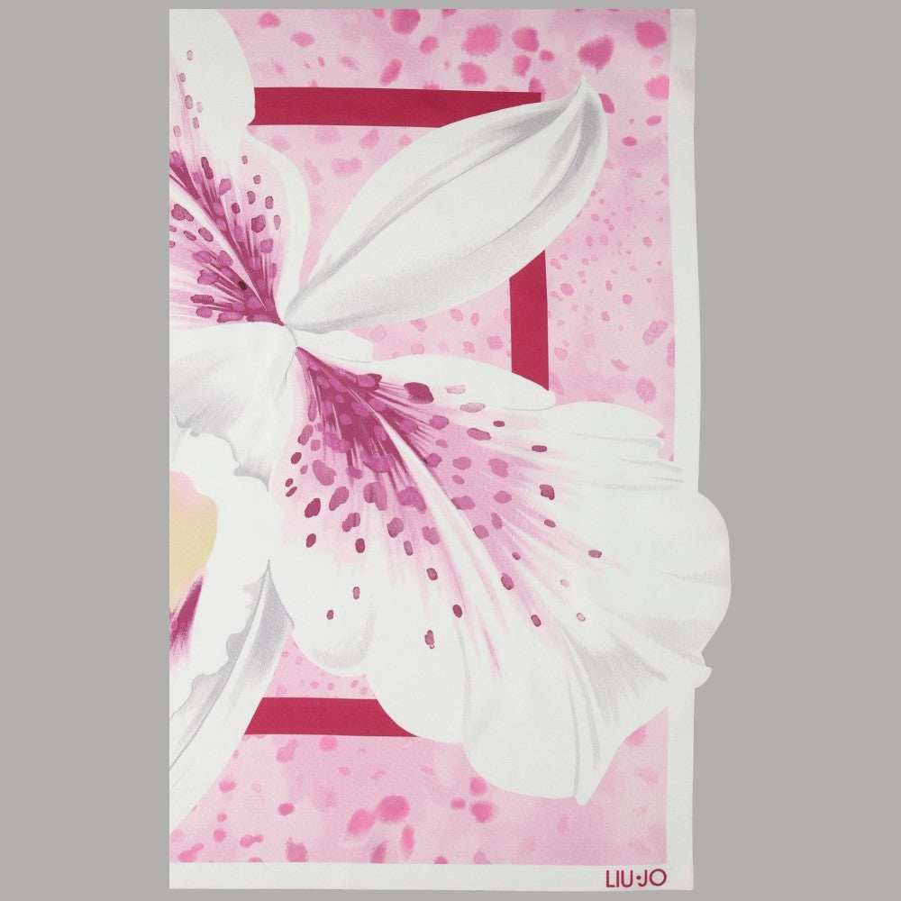 Foulard Liu Jo Donna 70x70 Stampa Fiore con Box Elegante - Prodotti di Classe