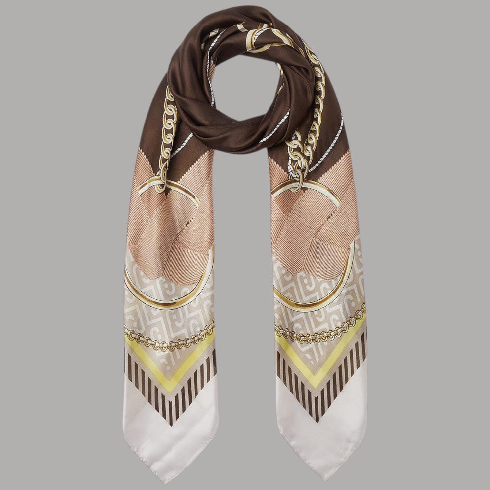 Foulard Liu Jo Stampa Nastri 120x120 in Busta Regalo - Prodotti di Classe